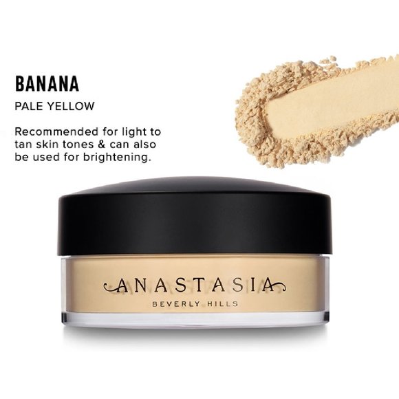 💛 Anastasia ✨BANANA Loose Setting Powder ~ Full Size ~ BNIB - Picture 2 of 10